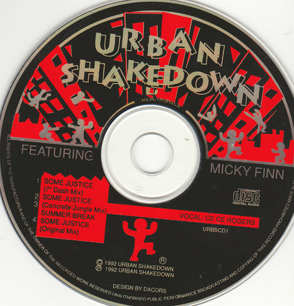 Urban Shakedown Featuring Micky Finn : Some Justice (CD, Single)