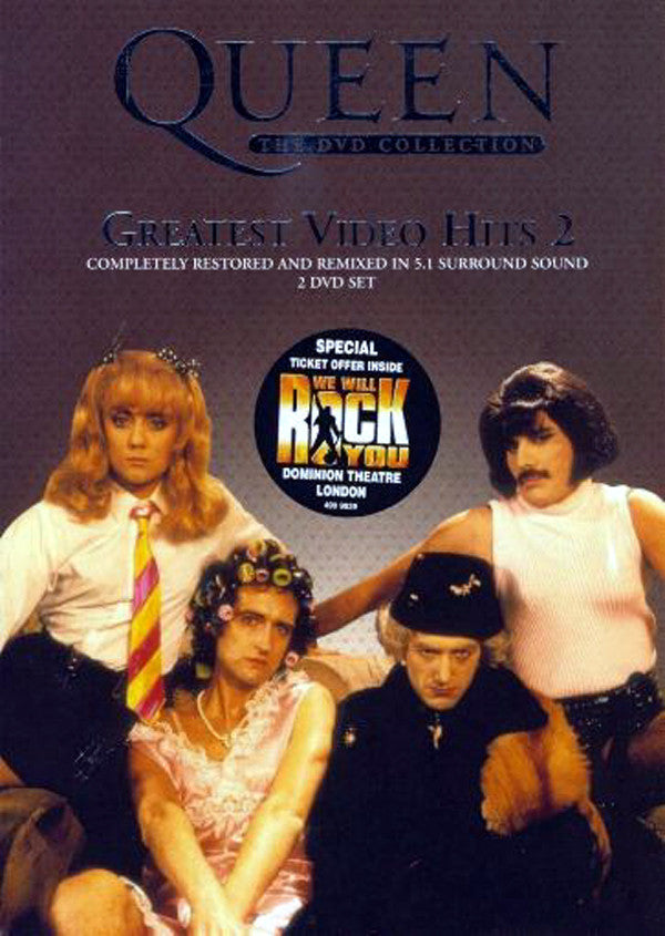 Queen : Greatest Video Hits 2 (2xDVD-V, Comp, Multichannel, PAL, Sli)