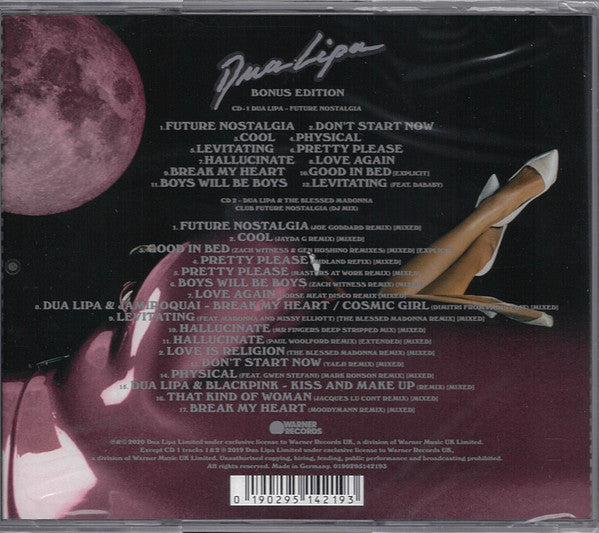 Dua Lipa : Future Nostalgia + Club Future Nostalgia (CD, Album, RE + CD, Mixed + Bon)