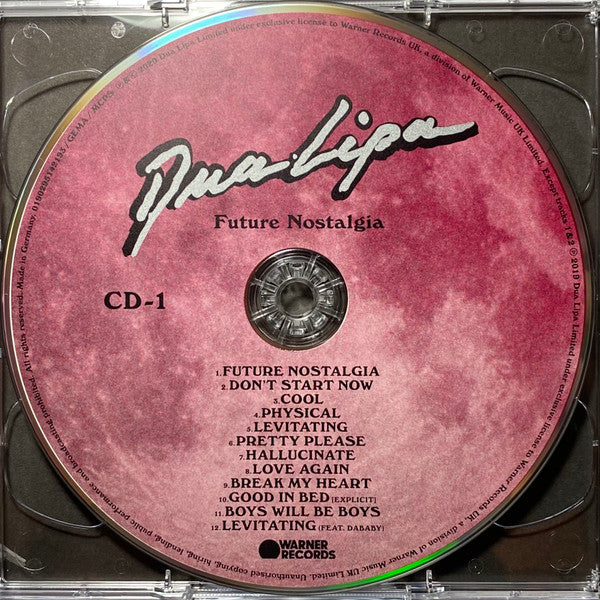 Dua Lipa : Future Nostalgia + Club Future Nostalgia (CD, Album, RE + CD, Mixed + Bon)