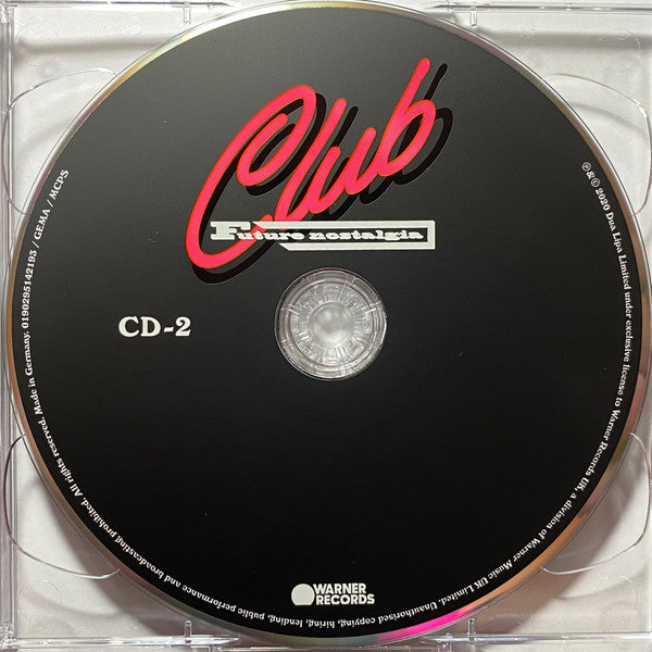 Dua Lipa : Future Nostalgia + Club Future Nostalgia (CD, Album, RE + CD, Mixed + Bon)