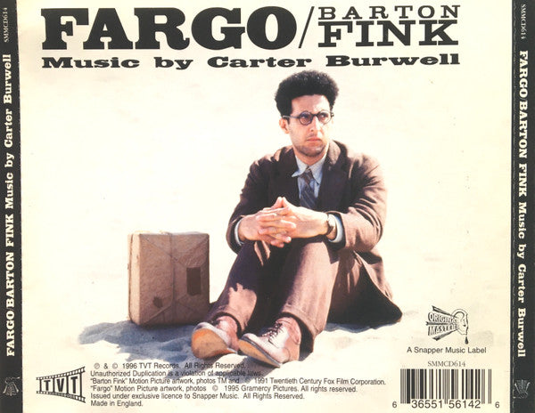 Carter Burwell : Fargo / Barton Fink (CD, Album)