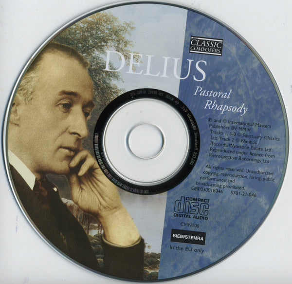 Frederick Delius : Pastoral Rhapsody (CD, Comp, Har)