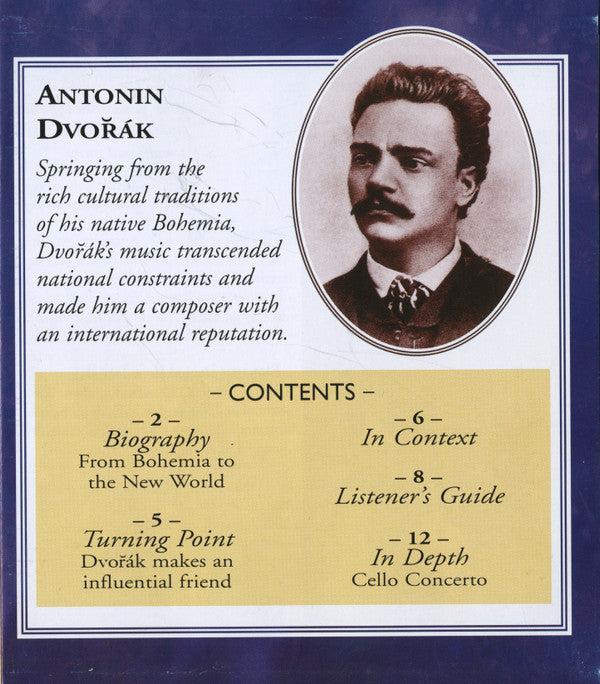 Antonín Dvořák : Bohemian Melodies (CD, Comp, Har)