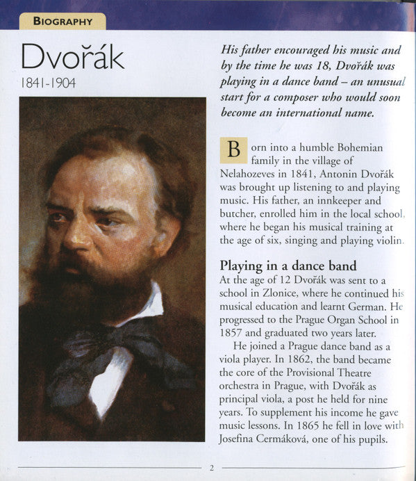 Antonín Dvořák : Bohemian Melodies (CD, Comp, Har)