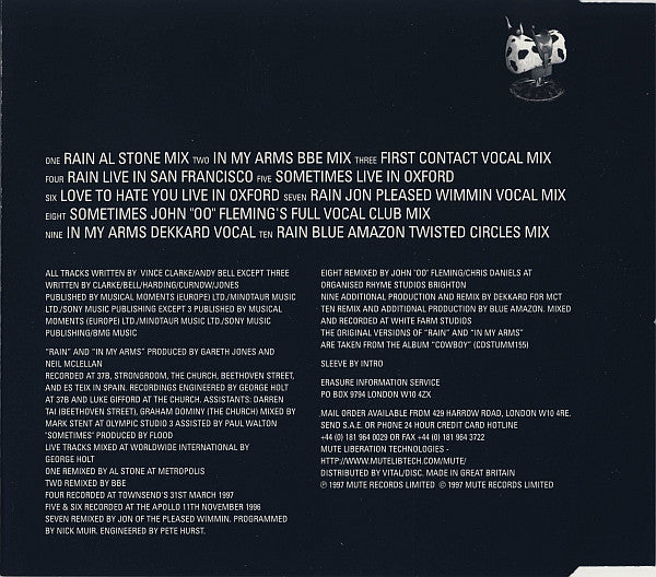 Erasure : Rain (Plus) (CD, EP)