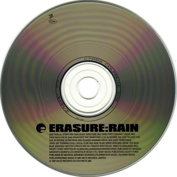 Erasure : Rain (Plus) (CD, EP)