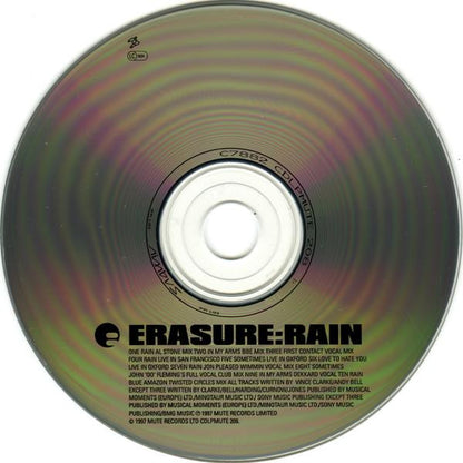 Erasure : Rain (Plus) (CD, EP)