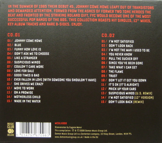 Fine Young Cannibals : She Drives Me Crazy: The Best Of (2xCD, Comp)