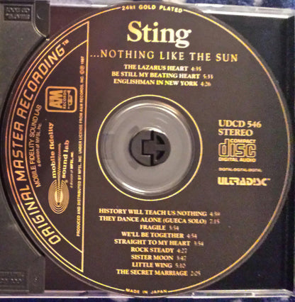 Sting : ...Nothing Like The Sun (CD, Album, RE, RM, 24k)
