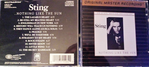 Sting : ...Nothing Like The Sun (CD, Album, RE, RM, 24k)