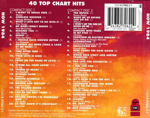 Various : Now That's What I Call Music! 1984 (2xCD, Comp, Fat)