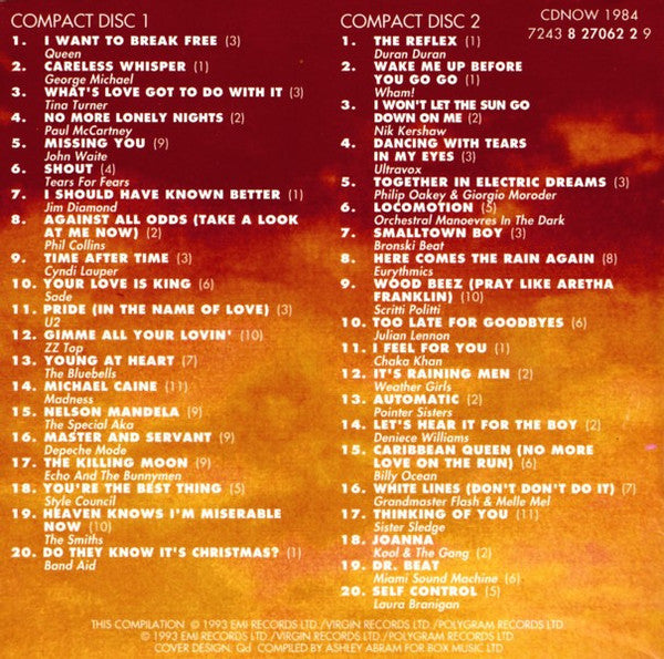 Various : Now That's What I Call Music! 1984 (2xCD, Comp, Fat)