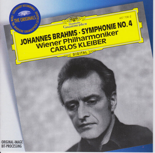 Johannes Brahms - Wiener Philharmoniker, Carlos Kleiber : Symphonie No. 4 (CD, Album, RE, RM, Son)