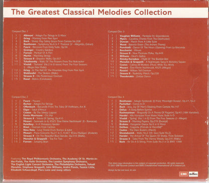 Various : HMV - The Greatest Classical Melodies Collection (4xCD, Comp)