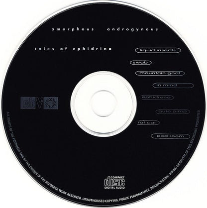 Amorphous Androgynous : Tales Of Ephidrina (CD, Album, RP)