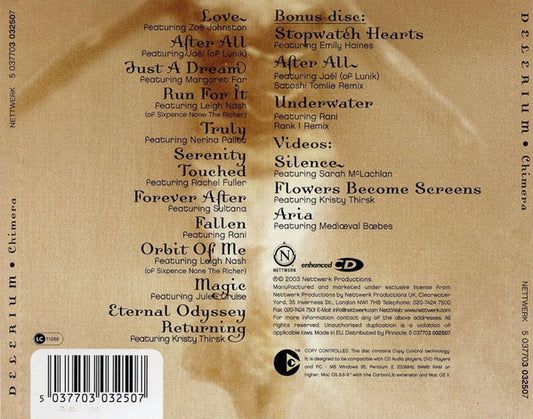 Delerium : Chimera (CD, Album, Copy Prot. + CD, Copy Prot., Enh)