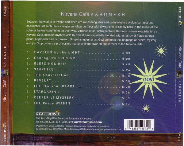 Karunesh : Nirvana Café (CD, Album)