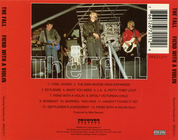 The Fall : Fiend With A Violin (CD, May)