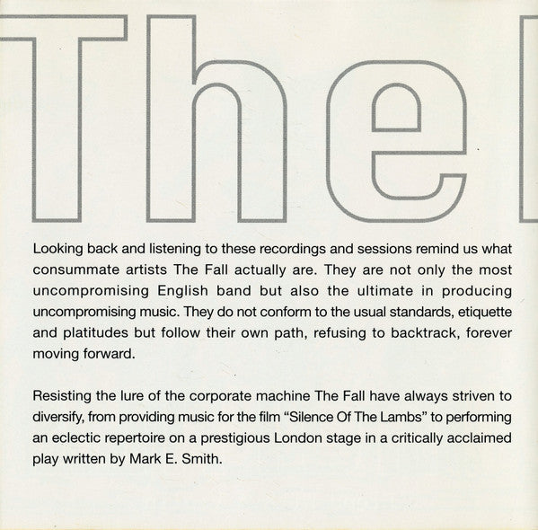 The Fall : Fiend With A Violin (CD, May)