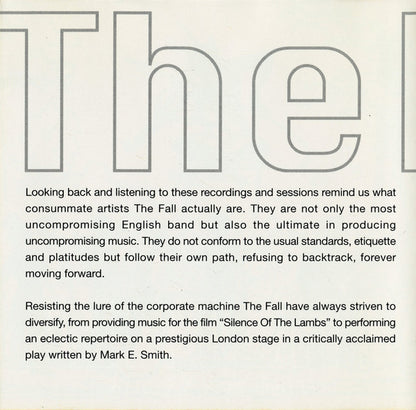 The Fall : Fiend With A Violin (CD, May)