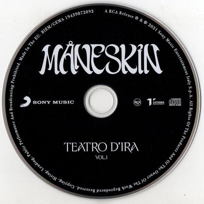 Måneskin : Teatro D'Ira - Vol.I (CD, Album)
