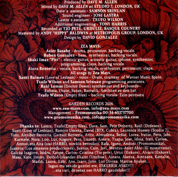 Zea Mays : Harro (CD, Album)