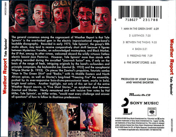 Weather Report : Tale Spinnin' (CD, Album, RE, RM)