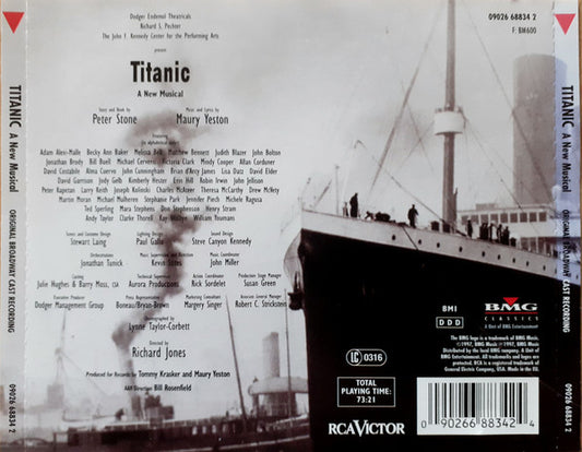 Maury Yeston, Peter Stone (2) : Titanic - A New Musical (Original Broadway Cast Recording) (CD, Album)