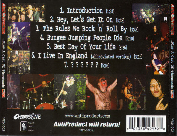 AntiProduct : ...Plus A Cast Of Thousands Live (CD, EP)