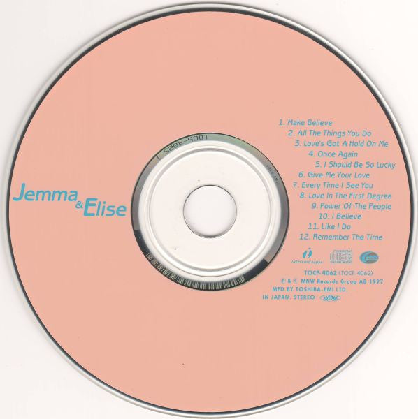 Jemma And Elise : Jemma & Elise (CD, Album)