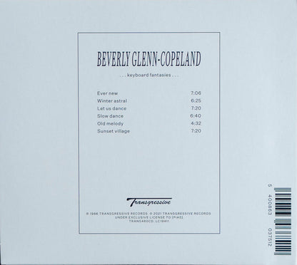 Beverly Glenn-Copeland : ...Keyboard Fantasies... (CD, Album, RE, RM)
