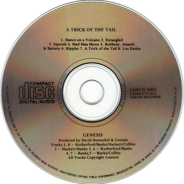 Genesis : A Trick Of The Tail (CD, Album, RE)