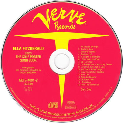 Ella Fitzgerald : Sings The Cole Porter Song Book (2xCD, Album, RE, RM, UNI)
