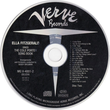 Ella Fitzgerald : Sings The Cole Porter Song Book (2xCD, Album, RE, RM, UNI)