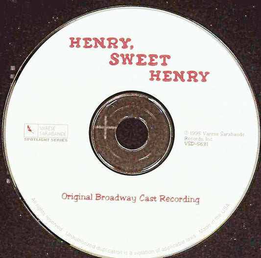 Don Ameche Co-Starring Carol Bruce With Neva Small, Louise Lasser, Alice Playten, Milo Boulton And Introducing Robin Wilson : Henry, Sweet Henry (Original Broadway Cast) (CD, Album, RE, RM)