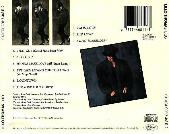 Lillo Thomas : Lillo (CD, Album)