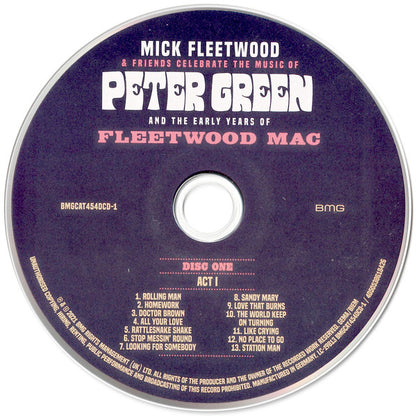 Mick Fleetwood & Friends : Celebrate The Music Of Peter Green And The Early Years Of Fleetwood Mac (2xCD, Album)