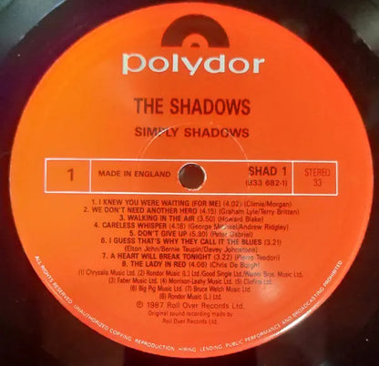 The Shadows : Simply ... Shadows (LP, Album)