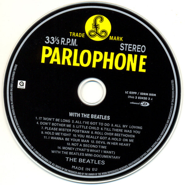 The Beatles : With The Beatles (CD, Album, Enh, RE, RM, Opt)