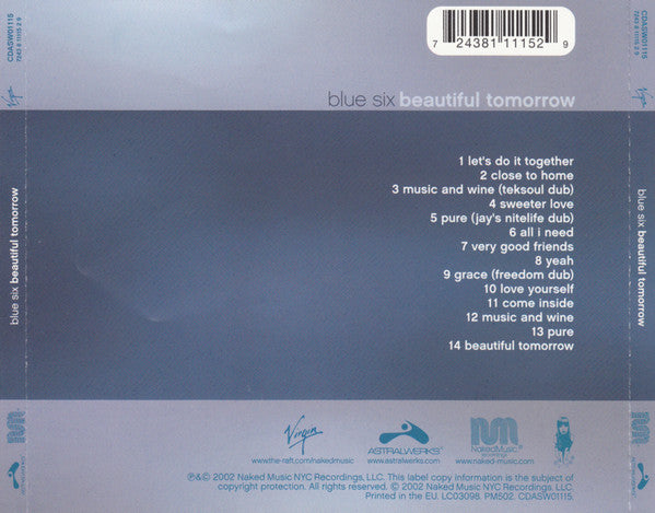 Blue Six : Beautiful Tomorrow (CD, Album)