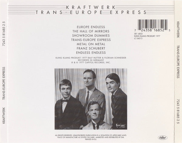 Kraftwerk : Trans-Europe Express (CD, Album, RE)