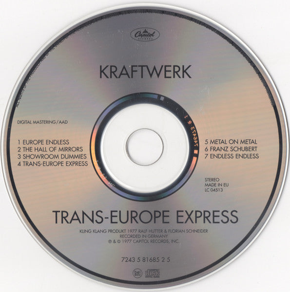Kraftwerk : Trans-Europe Express (CD, Album, RE)