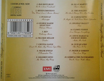 Various : Straight From The Heart : 18 Romantic Melodies (CD, Comp)