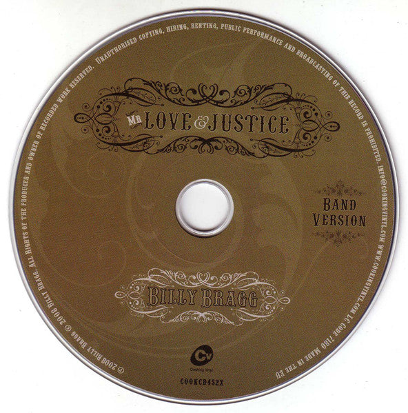 Billy Bragg : Mr Love & Justice (2xCD, Album, Dig)