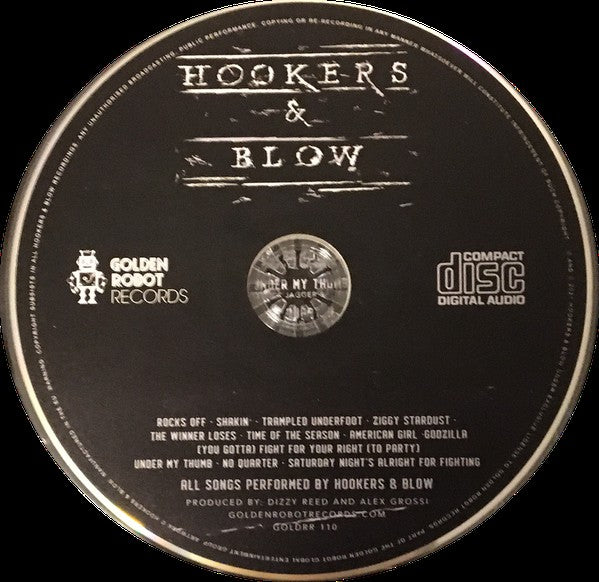 Hookers & Blow : Hookers & Blow (CD, Album)