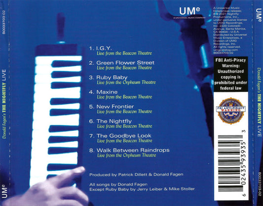 Donald Fagen : Donald Fagen's The Nightfly Live (CD, Album)