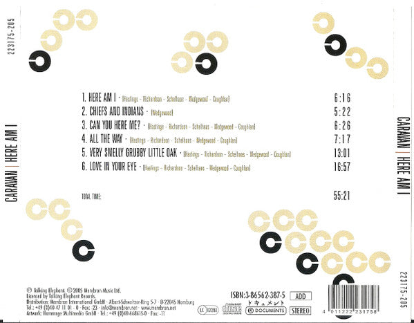 Caravan : Here Am I (CD, Album, RE)