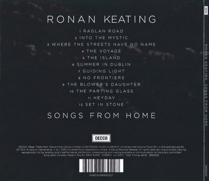 Ronan Keating : Songs From Home (CD, Album, Ltd, "Fr)
