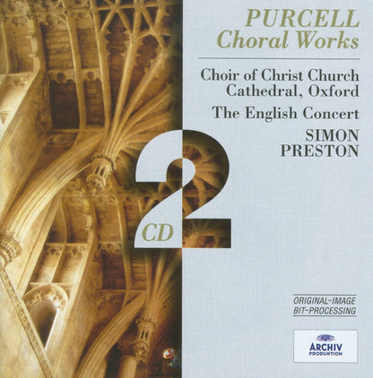 Henry Purcell -  The Choir Of Christ Church Cathedral, The English Concert, Simon Preston : Choral Works (2xCD, Album, RE, RM)